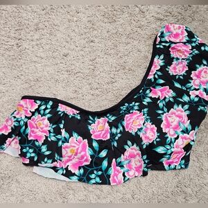 Floral Off-Shoulder Bikini Top